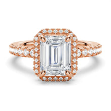 Load image into Gallery viewer, Emerald Cut Moissanite Bridal Set