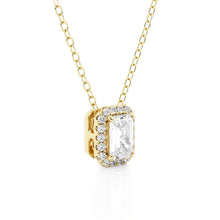 Load image into Gallery viewer, gold moissanite necklace