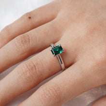 Load image into Gallery viewer, Elegant Hidden Halo Engagement Ring