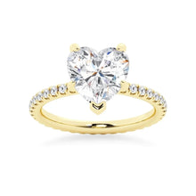 Load image into Gallery viewer, Endless Love Heart-Shaped Moissanite Engagement Ring