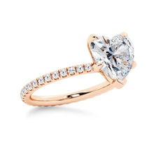 Load image into Gallery viewer, Endless Love Heart-Shaped Moissanite Engagement Ring