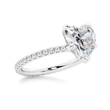 Load image into Gallery viewer, Endless Love Heart-Shaped Moissanite Engagement Ring