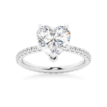 Load image into Gallery viewer, Endless Love Heart-Shaped Moissanite Engagement Ring