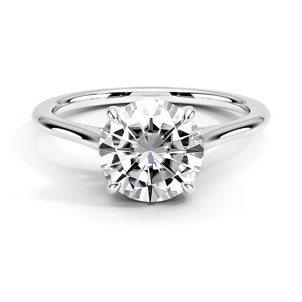 Round Cut Lab-Grown Diamond Solitaire Ring
