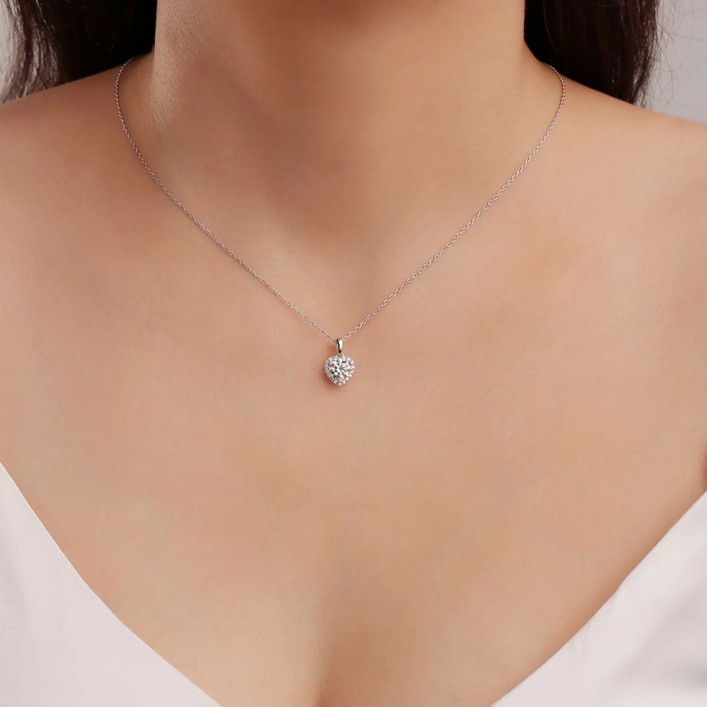 halo necklace