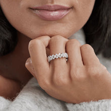 Load image into Gallery viewer, Marquise and Round Moissanite Wedding Ring