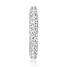 Load image into Gallery viewer, Micropavé Moissanite Ring for Brides