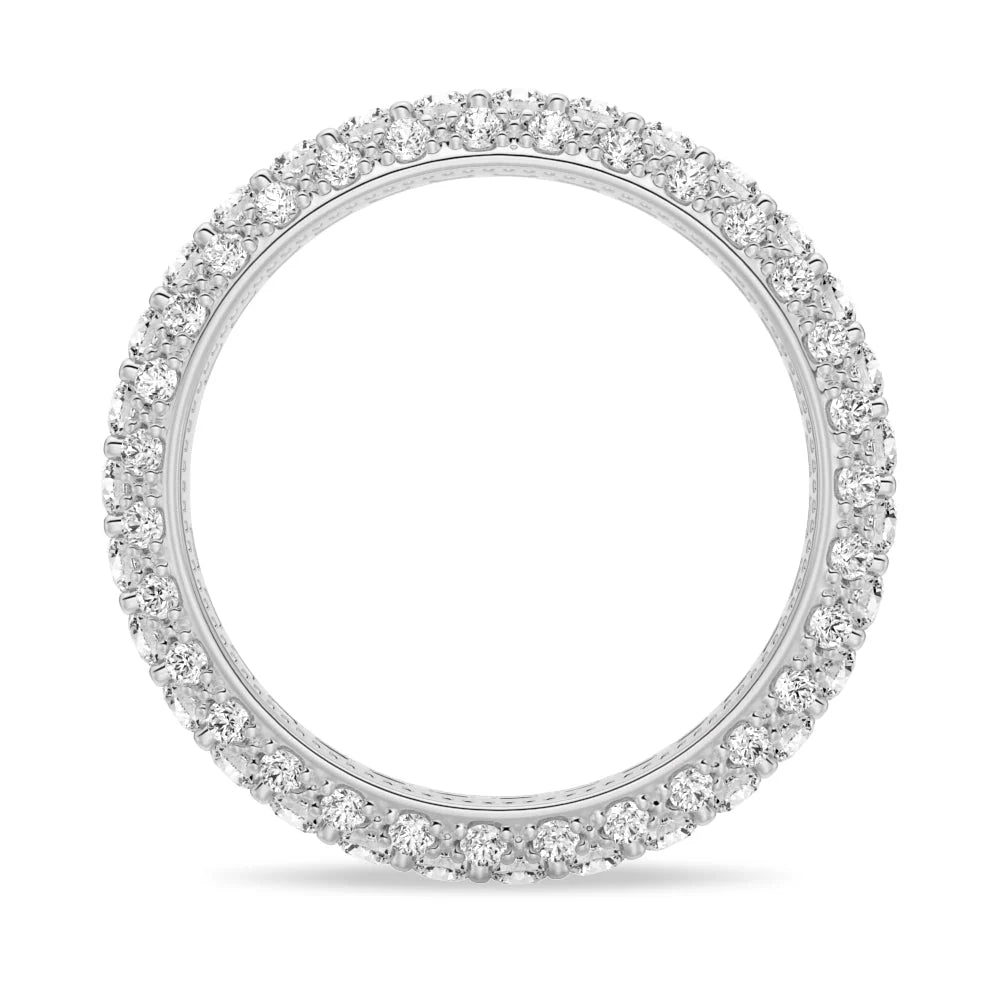 Dainty Full Eternity Moissanite Band