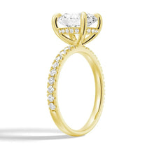 Load image into Gallery viewer, Micropavé Oval and Marquise Moissanite Bridal Set