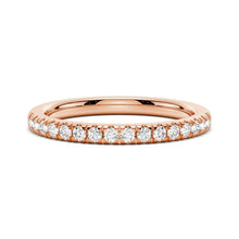 Load image into Gallery viewer, Micropavé Oval Hidden Halo Moissanite Bridal Set