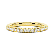 Load image into Gallery viewer, Micropavé Oval Hidden Halo Moissanite Bridal Set