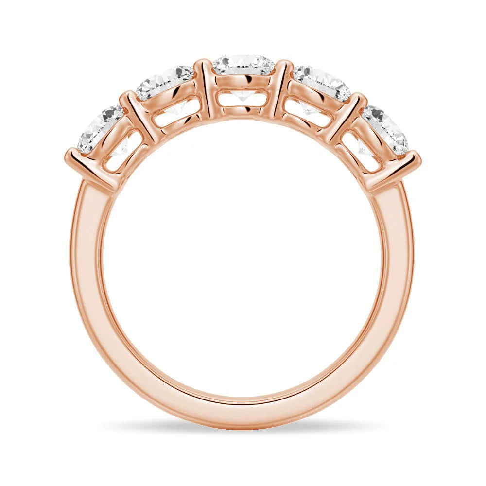 Timeless Elegant Moissanite Band