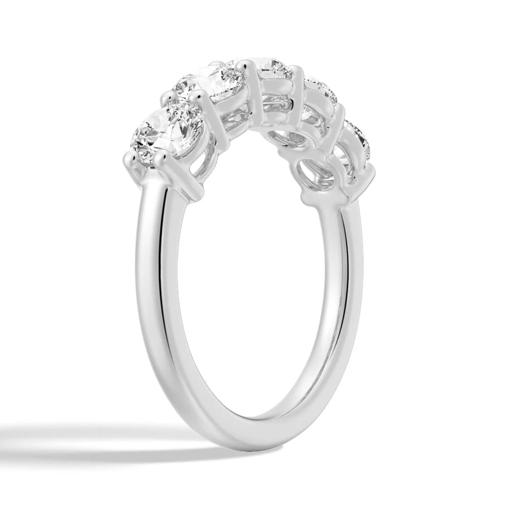 Platinum Minimalist Wedding Band Design