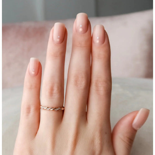 Elegant Pavé Moissanite Ring for Brides
