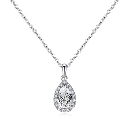 pear shaped moissanite  
