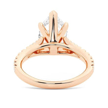 Load image into Gallery viewer, Pear Shaped Split-Shank Moissanite Bridal Set