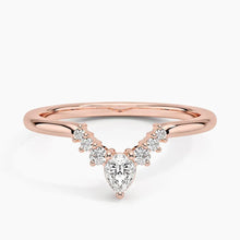 Load image into Gallery viewer, Unique Moissanite Band with Mixed Cuts