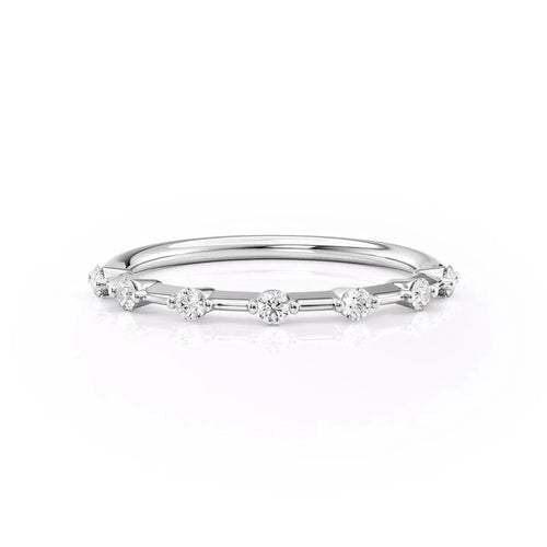 Elegant Stacking Moissanite Ring