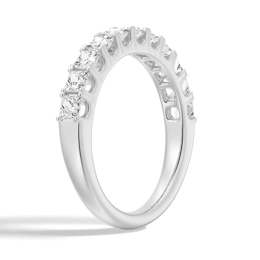 925 Sterling Silver Princess Cut Moissanite Ring for Women
