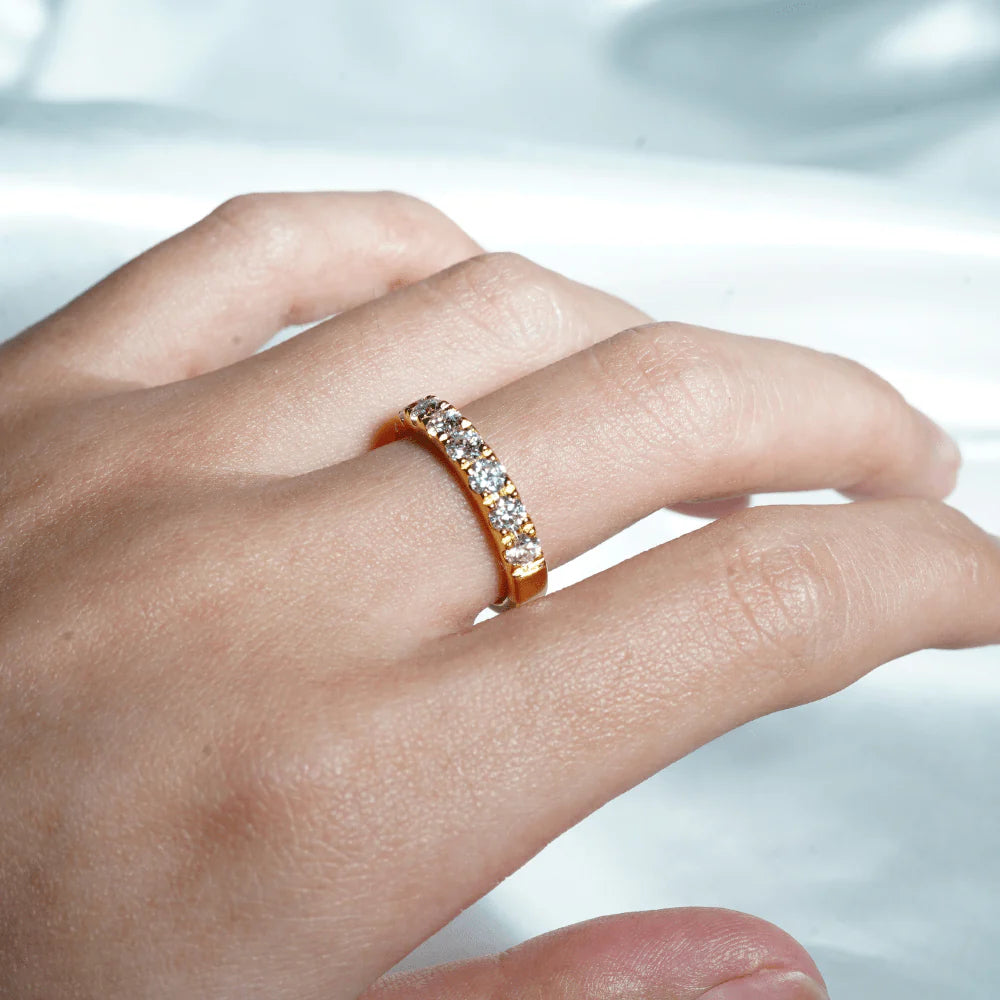 1.65 CTW Moissanite Wedding Band for Women