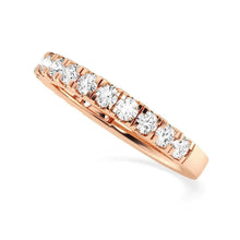 Load image into Gallery viewer, Minimalist Wedding Band with Sparkle