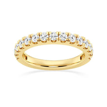 Load image into Gallery viewer, Round Moissanite Wedding Band in Gold