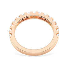 Load image into Gallery viewer, Radiant Brilliance – Round Moissanite Wedding Band in Gold or Platinum