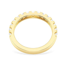 Load image into Gallery viewer, Radiant Brilliance – Round Moissanite Wedding Band in Gold or Platinum