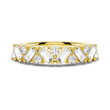 Load image into Gallery viewer, Mixed-Cut Moissanite Ring in Gold
