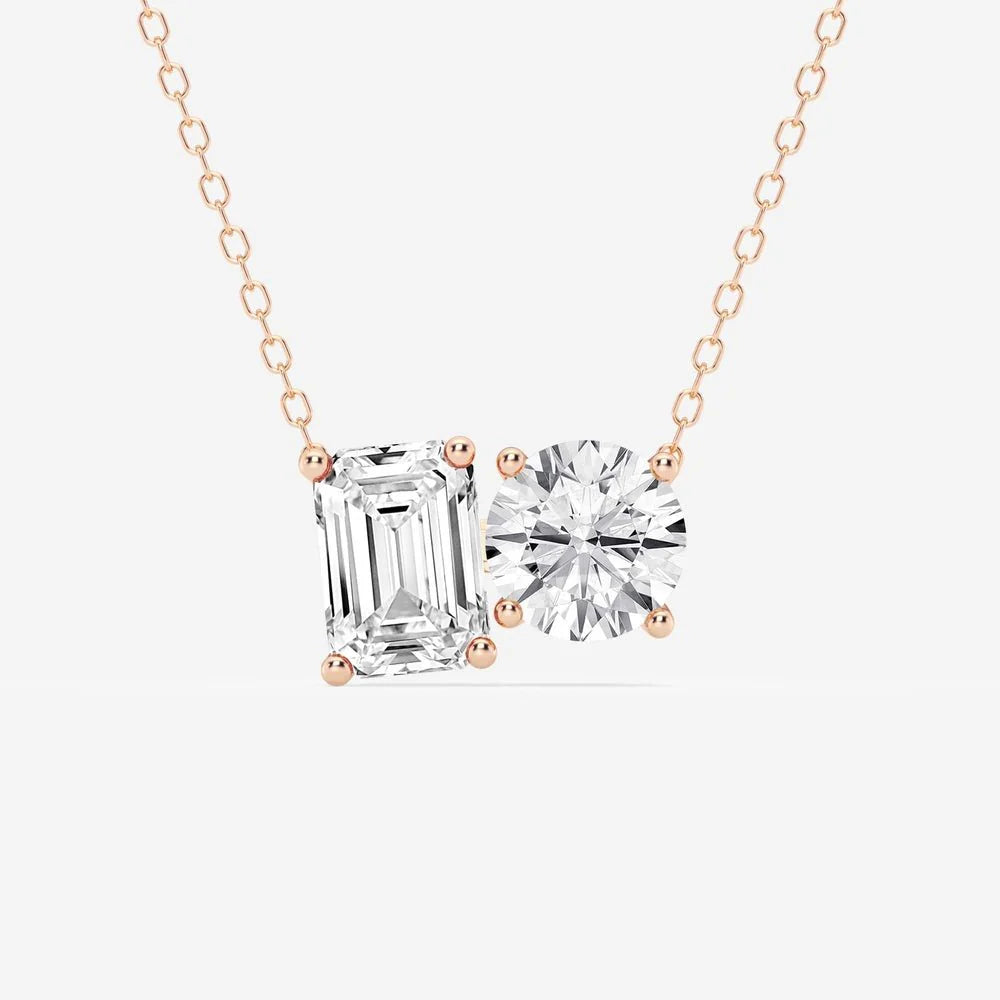 dual stone pendant  