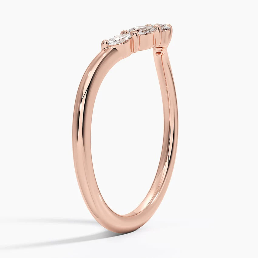 Moissanite Ring with Mixed Shapes
