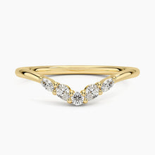 Load image into Gallery viewer, Vintage Moissanite Eternity Ring in Gold