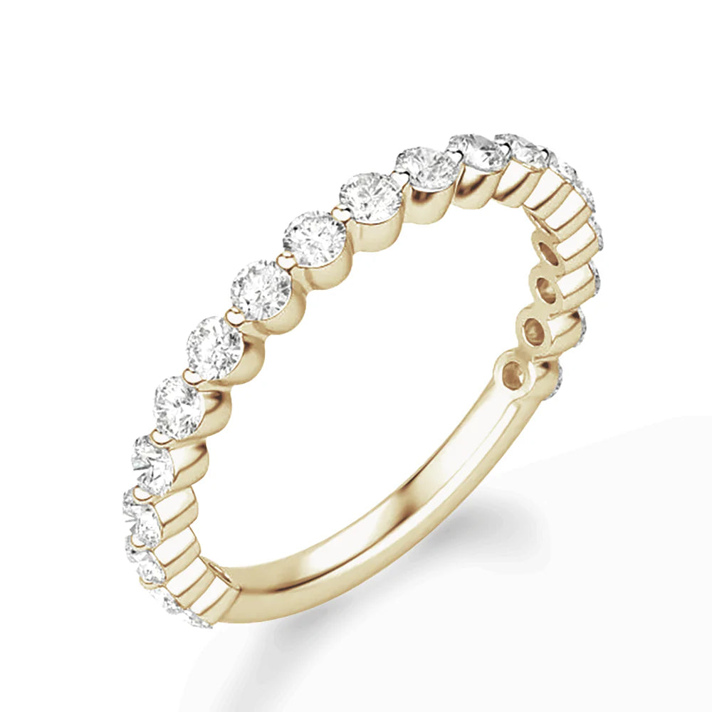 Timeless Moissanite Wedding Band Design