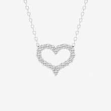 Load image into Gallery viewer, open heart necklace  