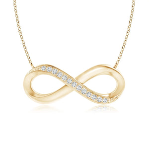 pave moissanite necklace  