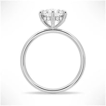 Load image into Gallery viewer, Side View of Hidden Halo Round Cut Ring