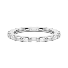Load image into Gallery viewer, Slim Baguette Moissanite Band in 14K Gold”