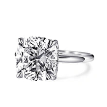 Load image into Gallery viewer, Hidden Halo Solitaire Diamond Ring