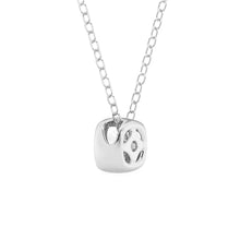 Load image into Gallery viewer, Cushion Cut Moissanite Necklace – Bezel Set Pendant | Silver &amp; Gold