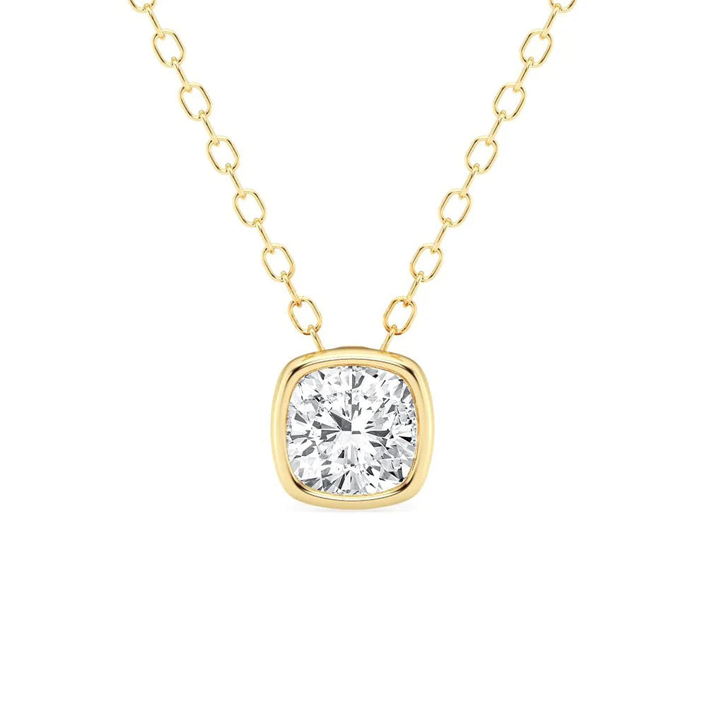 cushion cut pendant  