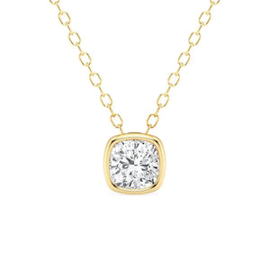 cushion cut pendant  