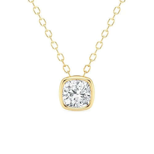 cushion cut pendant  