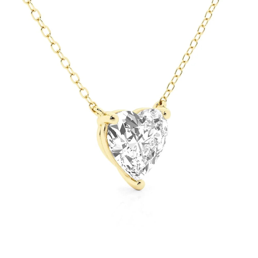 heart cut pendant  