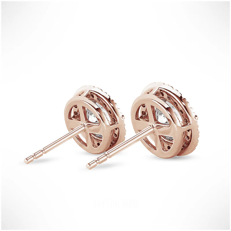 Starlight Sparkle Stud Earrings – 2CT Moissanite Star Earrings in Silver, Gold & Platinum