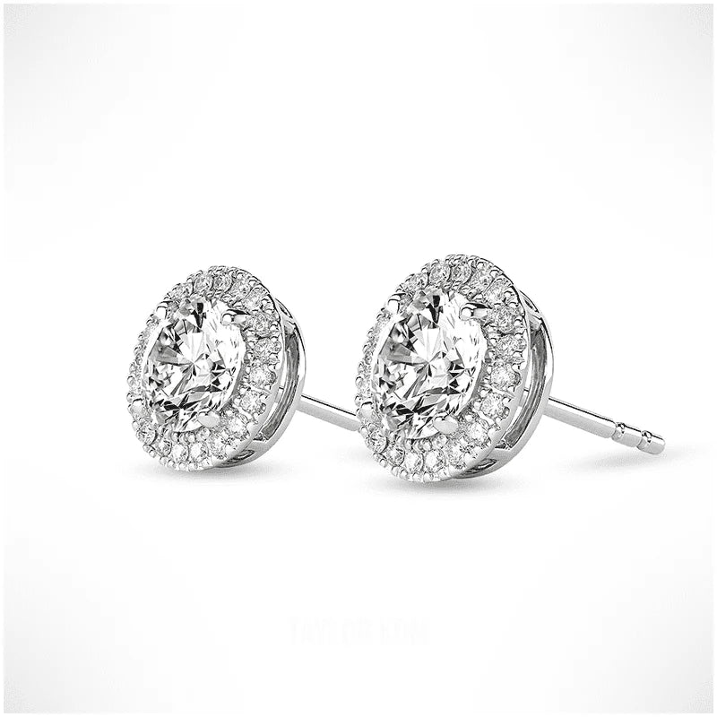 Platinum Star Earrings for Women