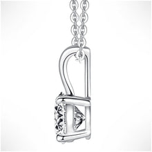 Load image into Gallery viewer, Starry Night Moissanite Pendant – 1 CT Round Cut | S925 Silver Necklace