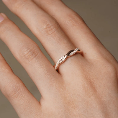 Moissanite Eternity Band for Modern Brides