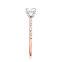 Load image into Gallery viewer, Oval Cut Engagement Ring Two-Tone Design