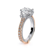 Load image into Gallery viewer, Vintage Three Stone Oval Cut Moissanite Engagement Ring