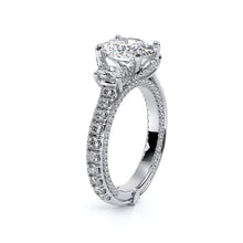 Load image into Gallery viewer, Vintage Three Stone Oval Cut Moissanite Engagement Ring